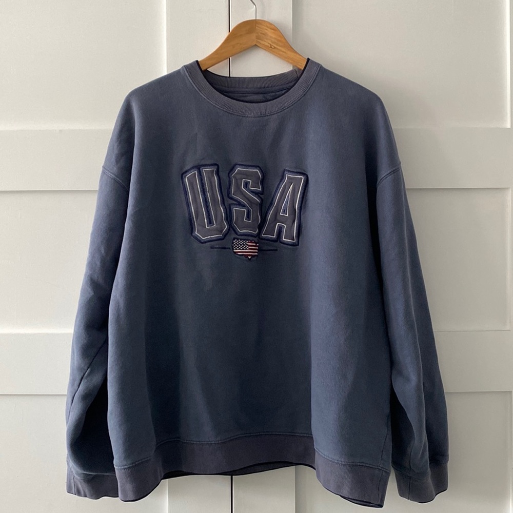 Vintage 90s Croft & Barrow USA Oversized Sweatshirt Size XXL